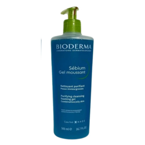"Bioderma Sebium Gel Moussant Purifying Foaming Cleanser 500ml" Newage Trendz