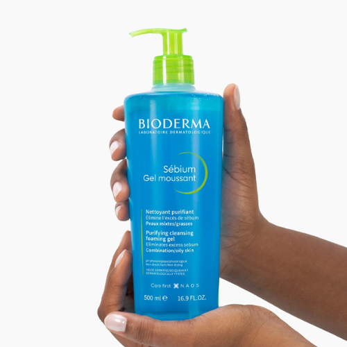"Bioderma Sebium Gel Moussant Purifying Foaming Cleanser 500ml" Newage Trendz