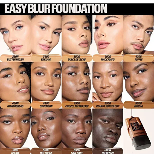 Huda Beauty Easy Blur Foundation Chai 210B – 30ml Newage Trendz