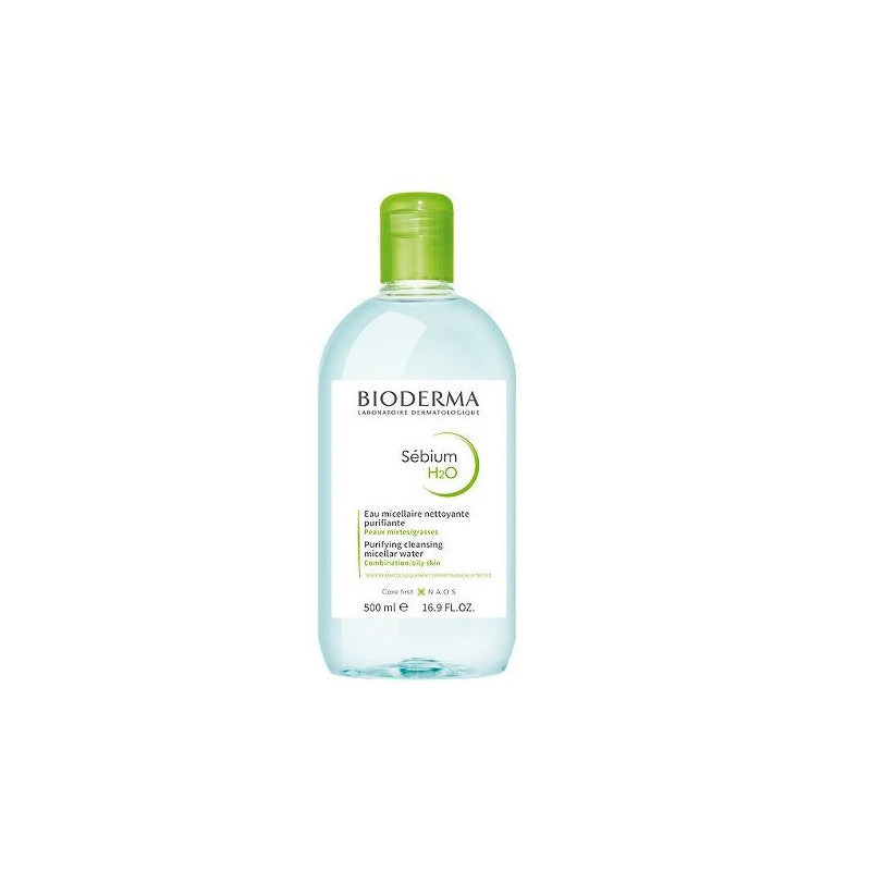 "Bioderma Sebium H2O Purifying Micellar Water 500ml" Newage Trendz