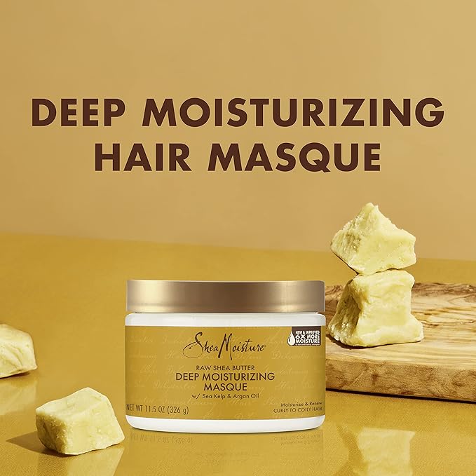 SheaMoisture Raw Shea Butter Deep Treatment Masque 12oz Newage Trendz