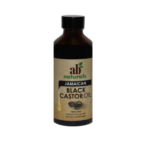 AB Naturals Jamaican Castor Oil supports healthy hair growth and deeply nourishes the skin