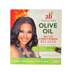 AB Naturals Regular Olive Oil Relaxer, 2 Applications