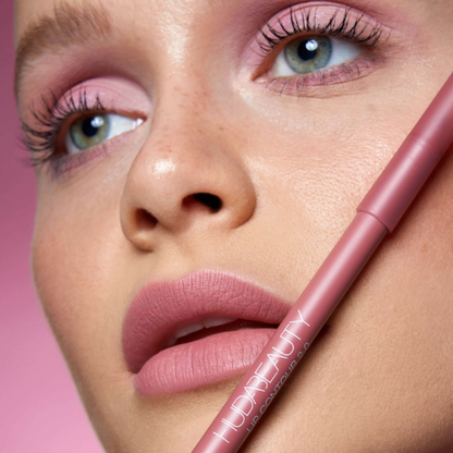 Huda Beauty Lip Contour Pencil – Video Star Bold Pink Matte Liner Newage Trendz