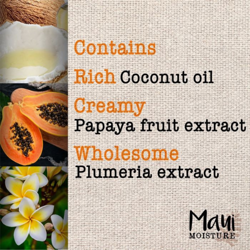 Maui Moisture Curl Quench + Coconut Oil Curl-Defining Anti-Frizz Shampoo, 13 Oz Maui