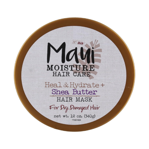 Maui Moisture Shea Butter Hair Mask Jar (Heal/Hydrate), 12 Oz