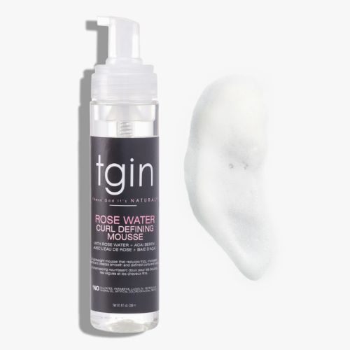 TGIN Rose Water Curl Defining Mousse, 8Oz