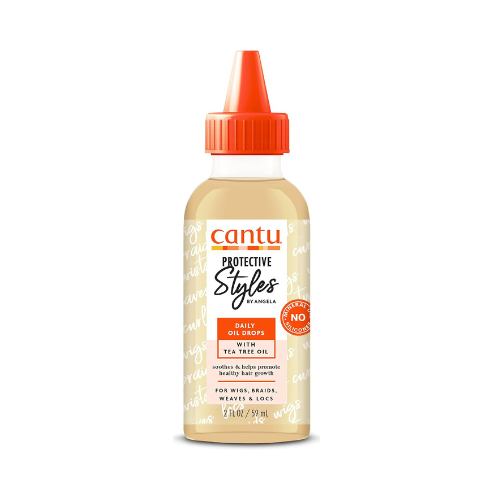Cantu Protective Styles by Angela Daily Oil Drops with Tea Tree Oil 2oz. Newage Trendz