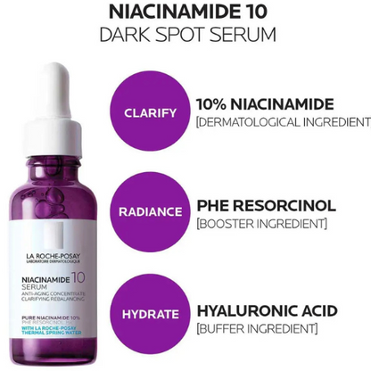 La Roche-Posay Niacinamide 10 Serum 30ml – Brightening Care Newage Trendz