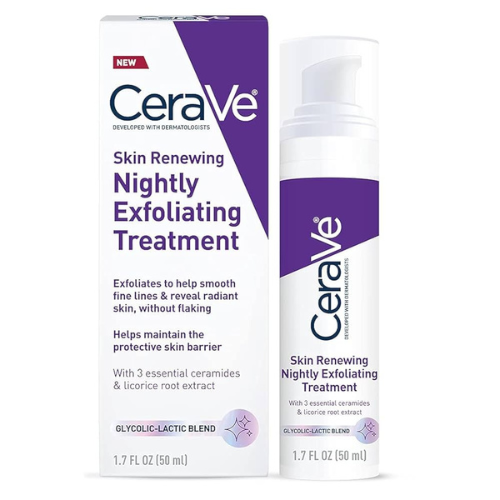 CeraVe Skin Renewing Nightly Exfoliating Treatment 1.7 oz Newage Trendz