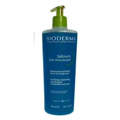 "Bioderma Sebium Gel Moussant Purifying Foaming Cleanser 500ml" Newage Trendz