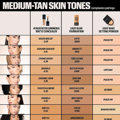 Huda Beauty Easy Blur Foundation Macaroon 230N – 30ml Newage Trendz